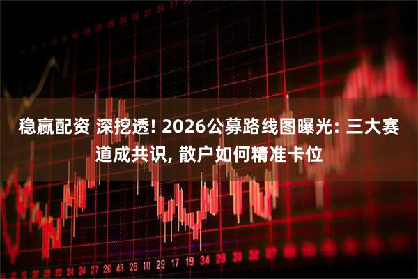 稳赢配资 深挖透! 2026公募路线图曝光: 三大赛道成共识, 散户如何精准卡位